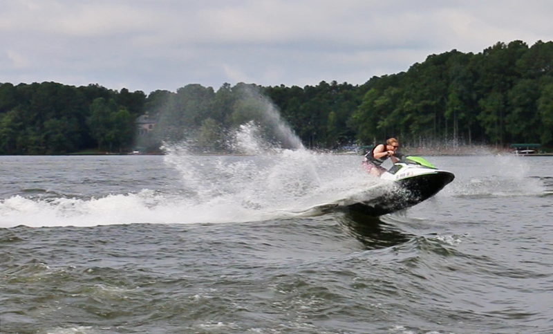 Eating waves in the EX (Photo by Julian Mitchell)